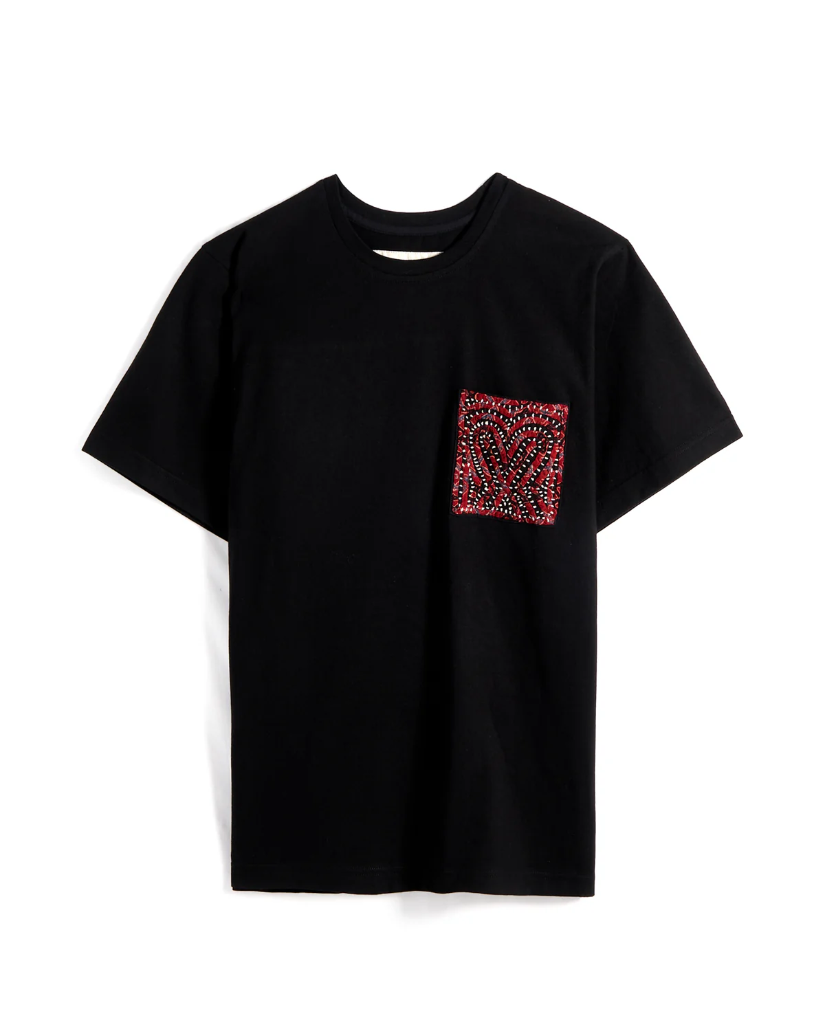 Cotton T-Shirt With Rabari Appliqué