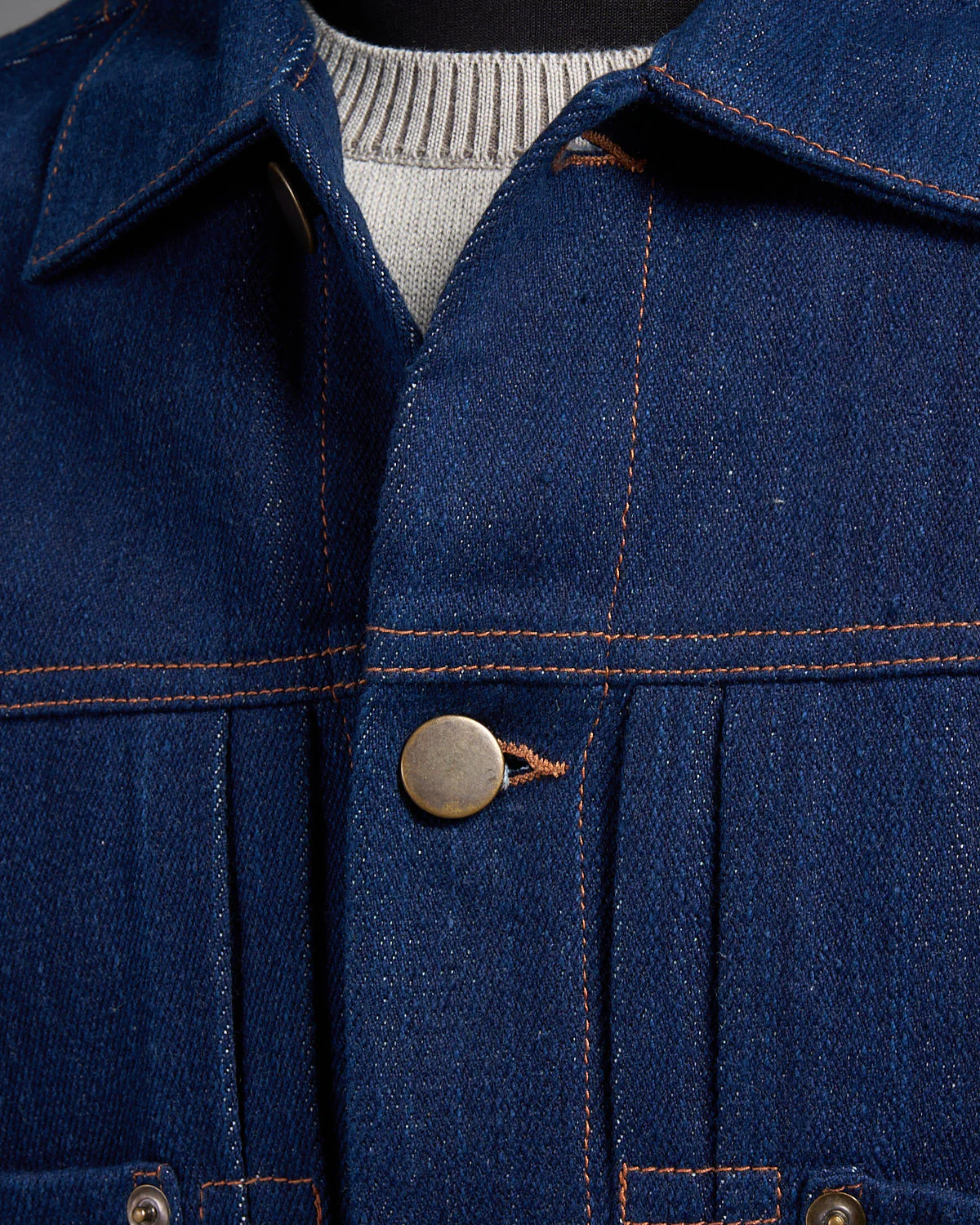 Marvin Indigo Hand-Painted Denim Jacket - Image 5