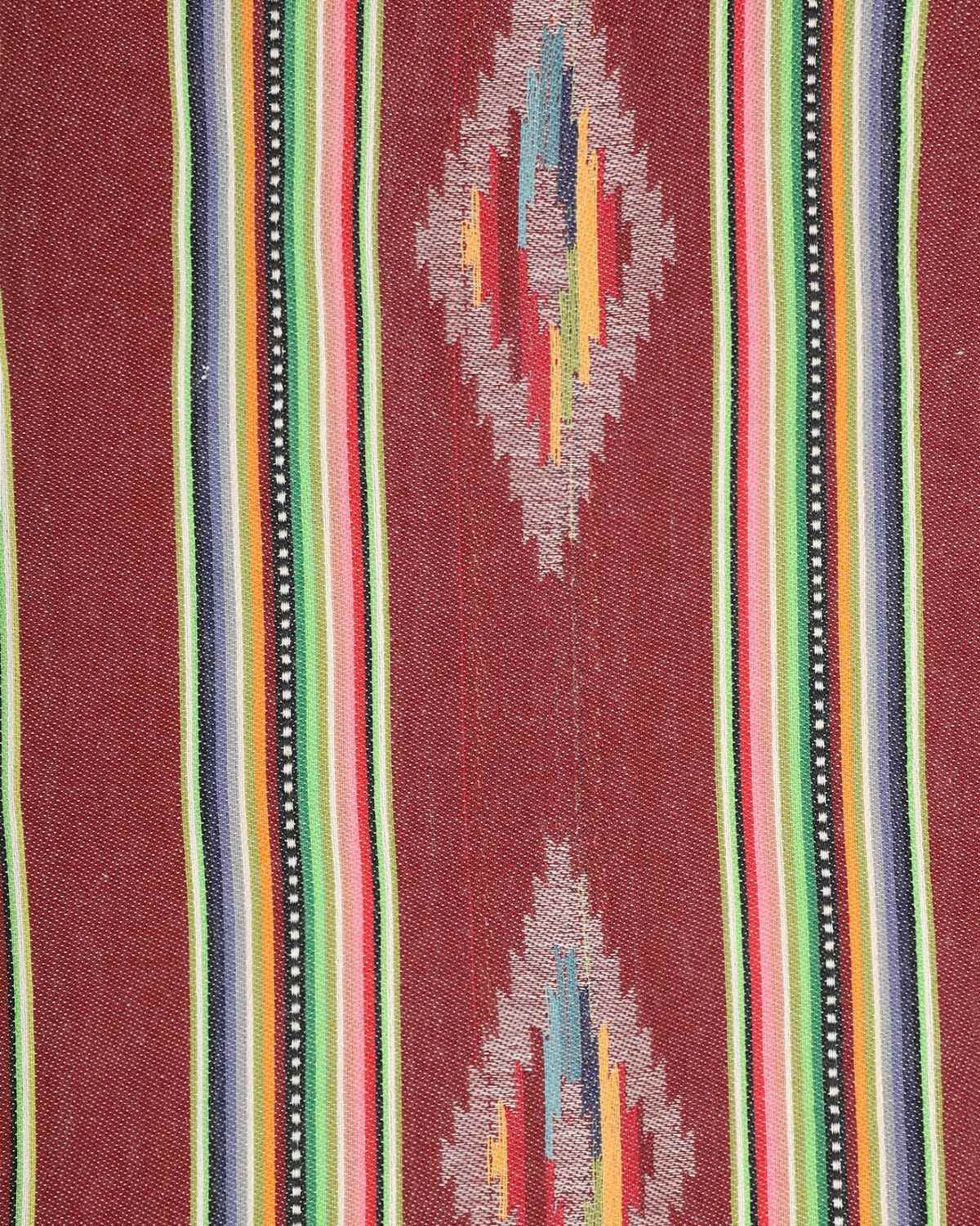 Oversized Jacquard Stripe Camp Collar Shirt - Image 4