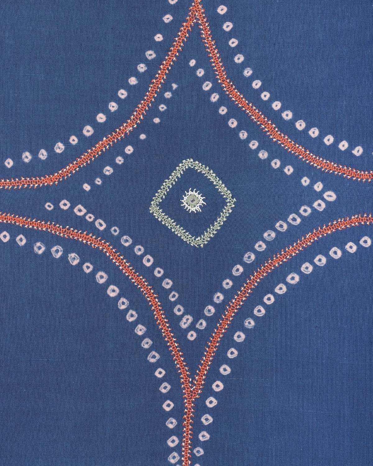 Oversized Rabari Embroidered Camp Collar Shirt - Image 3