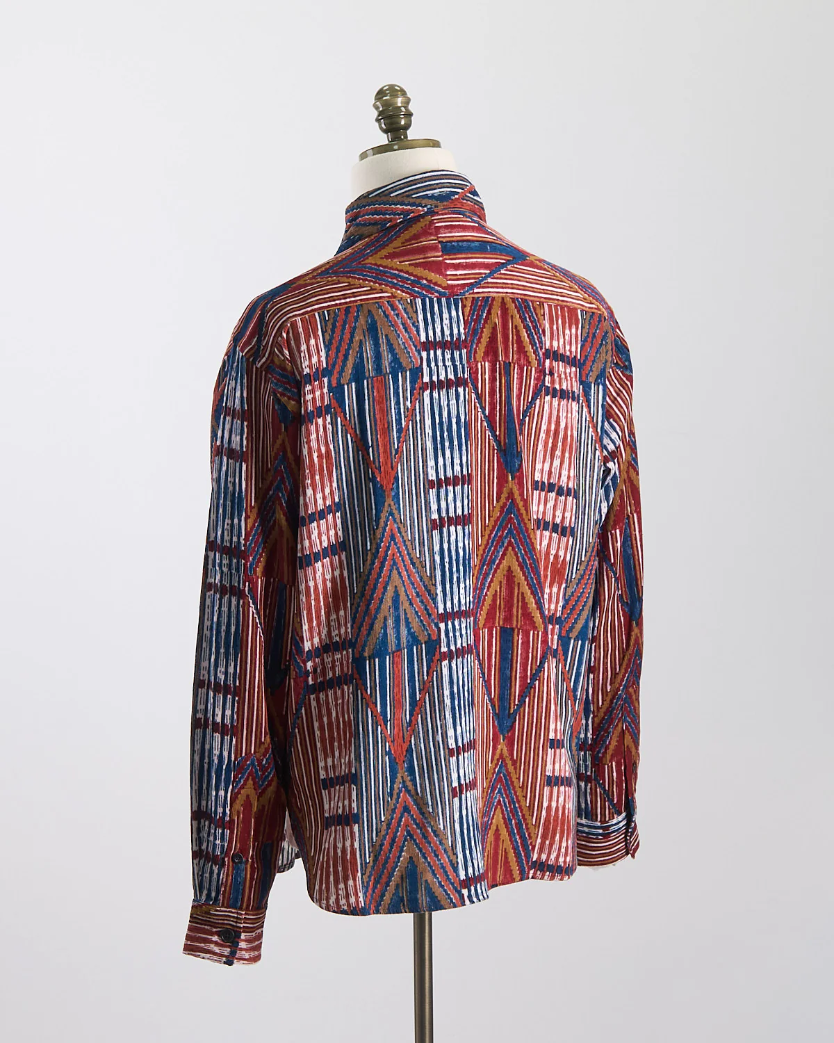 Relaxed Fit Hand Block Printed 'Luis' Overshirt - Image 3