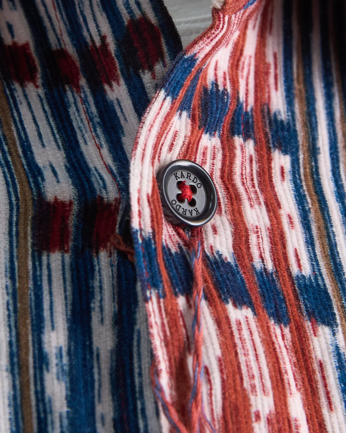 Relaxed Fit Hand Block Printed 'Luis' Overshirt - Image 4