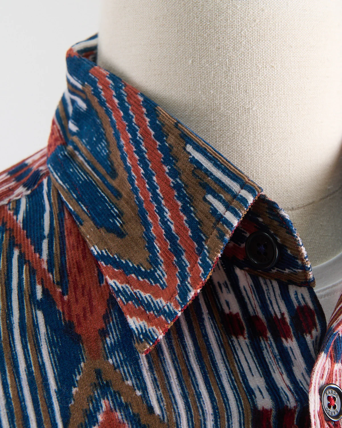 Relaxed Fit Hand Block Printed 'Luis' Overshirt - Image 5