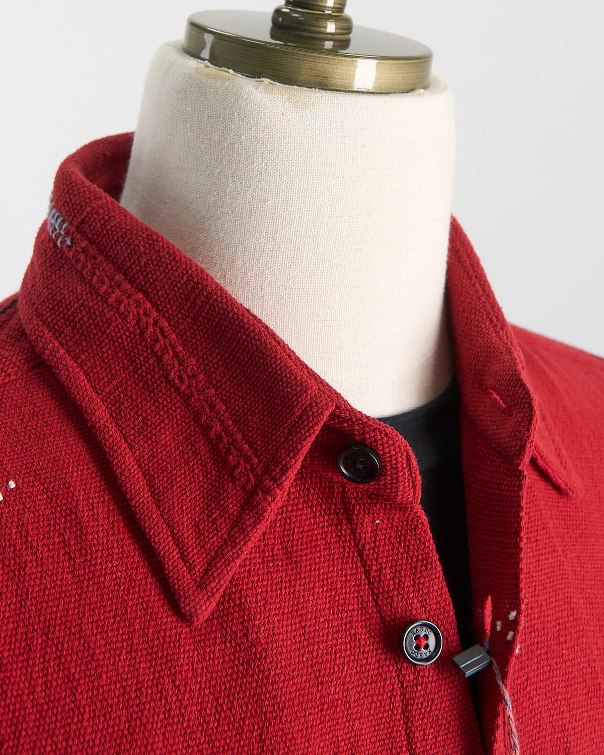 Relaxed Fit Handloom Cotton 'Luis' Artisan Overshirt - Image 5