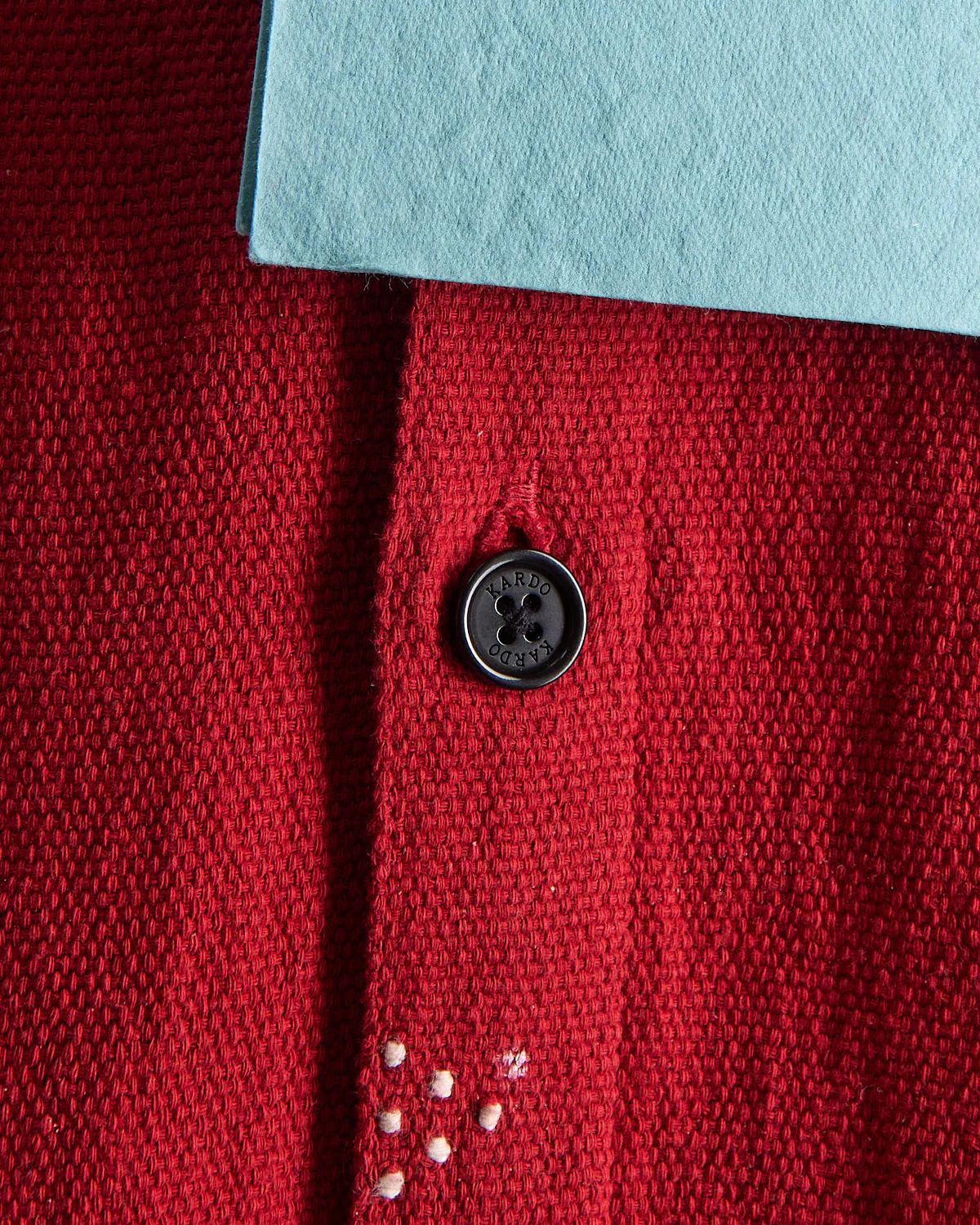 Relaxed Fit Handloom Cotton 'Luis' Artisan Overshirt - Image 9