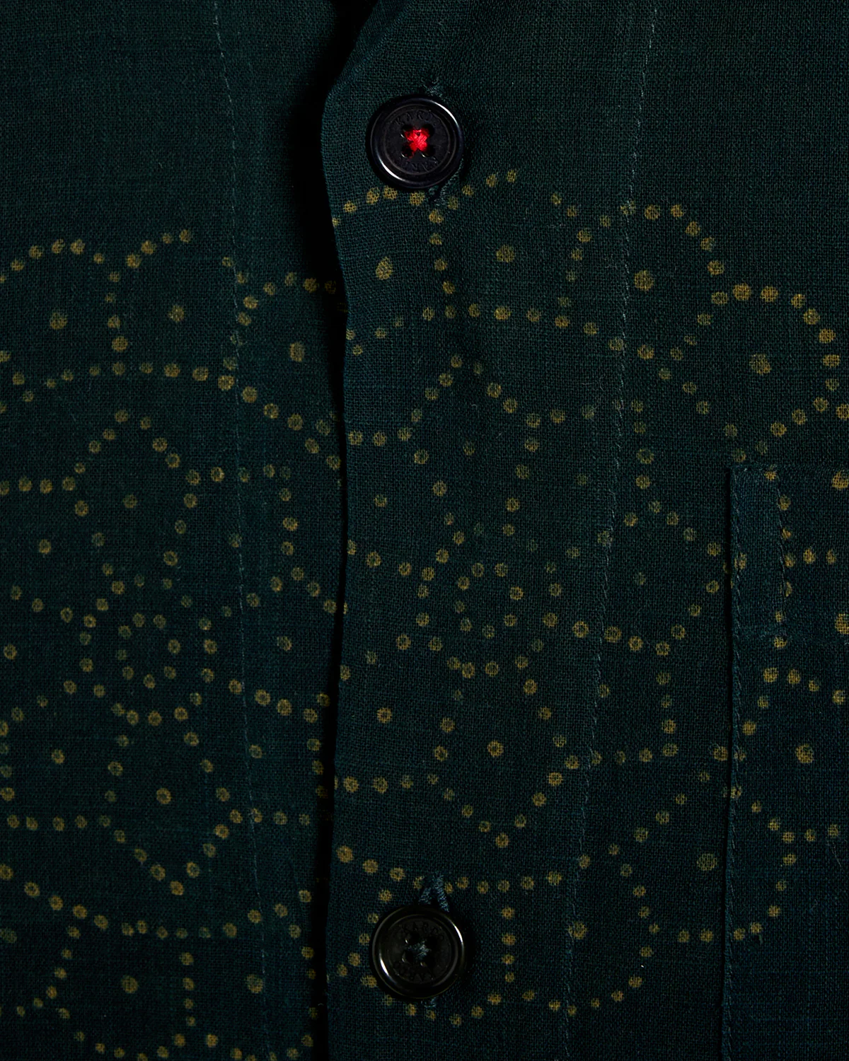 Ronen Mandala Motif Hand Block Print Shirt - Image 4