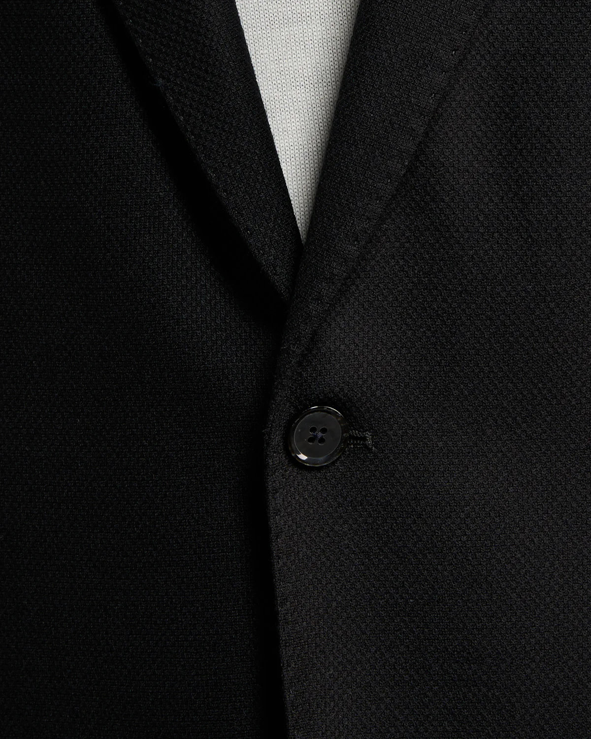 Black Stretch Wool Soft Blazer - Image 6