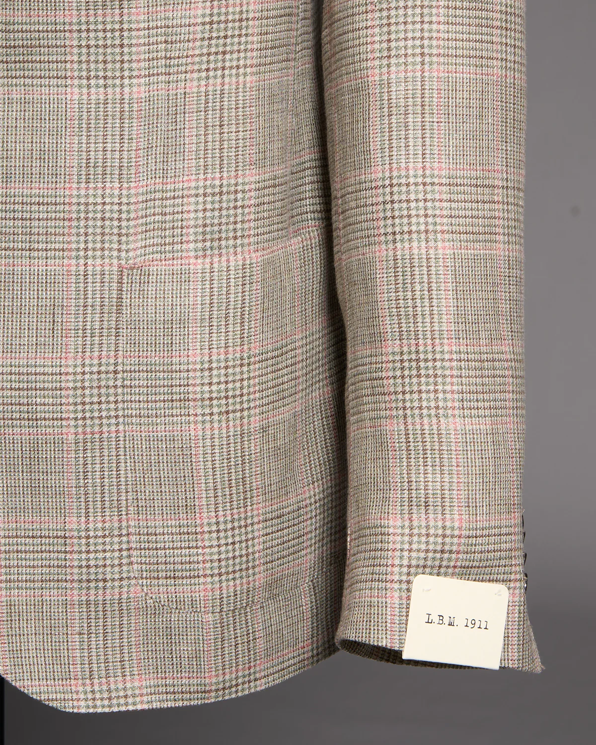 Glencheck Linen-Wool Sport Jacket - Image 3