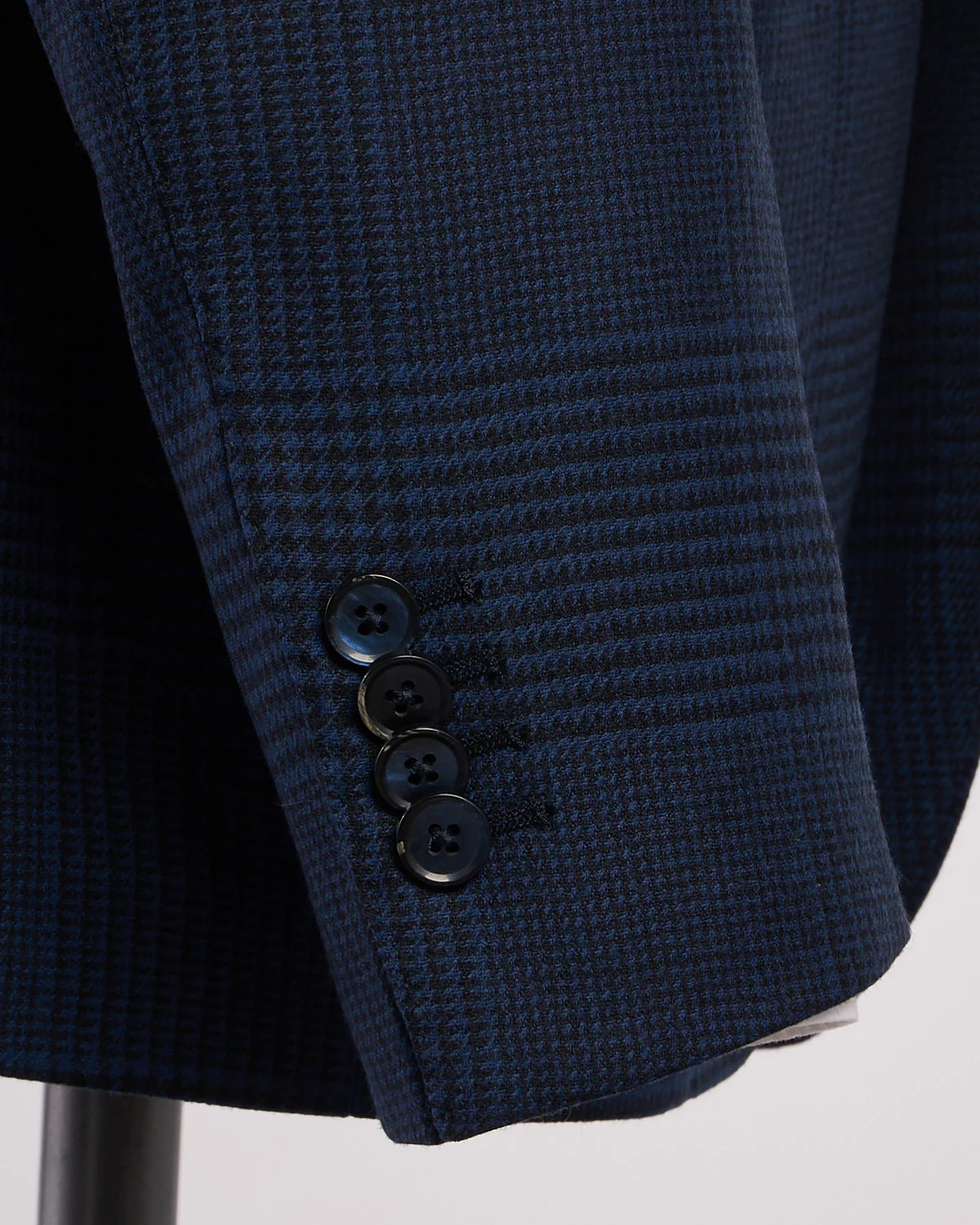 Stretch Wool Tonal Prince Of Wales Soft Jacket - Image 6