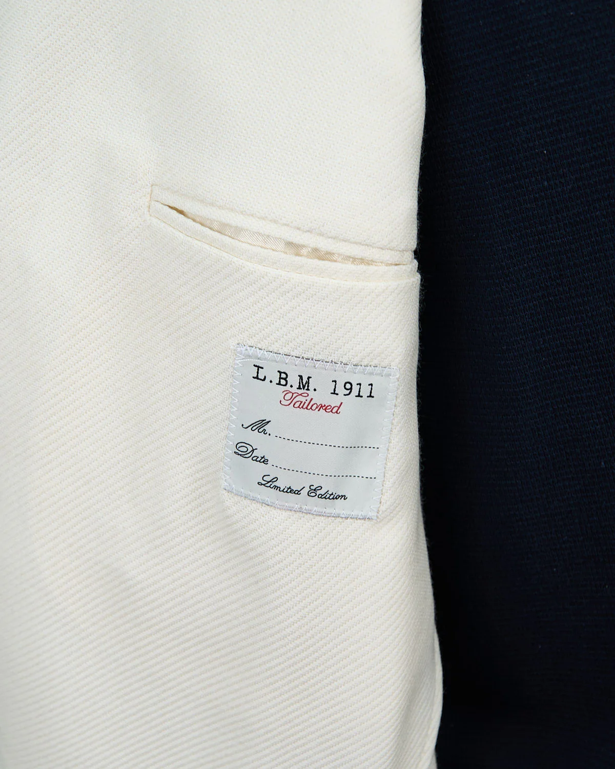 Wool & Cotton Textured White Soft Blazer - Image 6