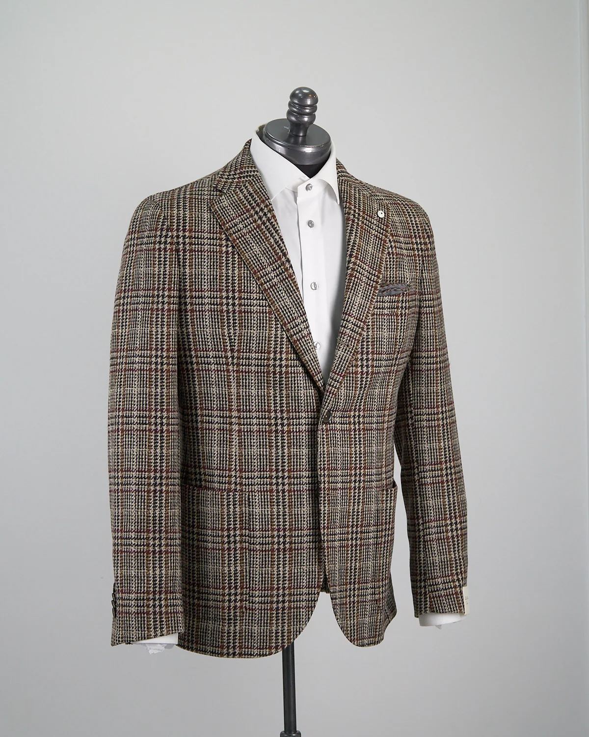 Wool Glencheck Sport Jacket - Image 4