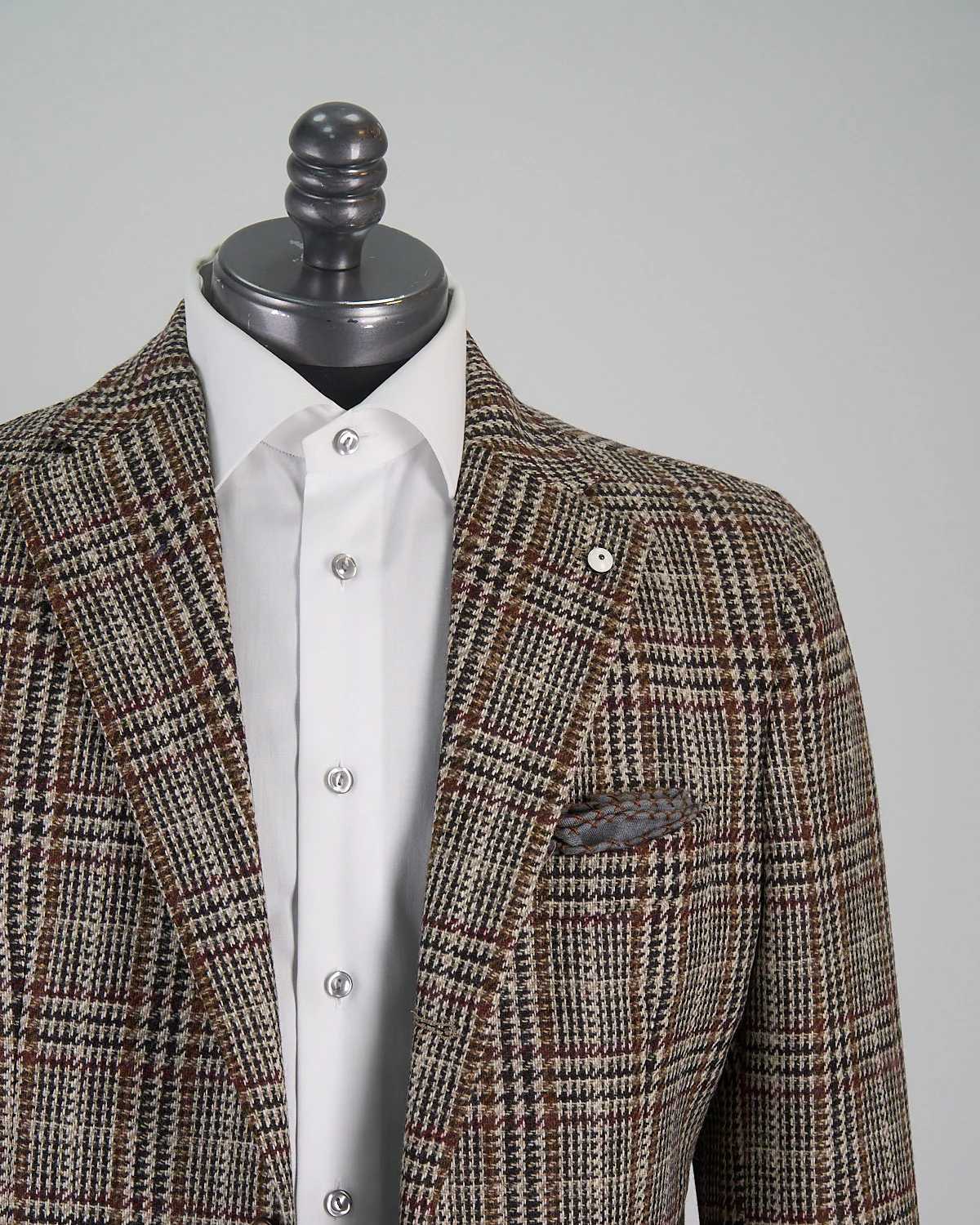 Wool Glencheck Sport Jacket - Image 6
