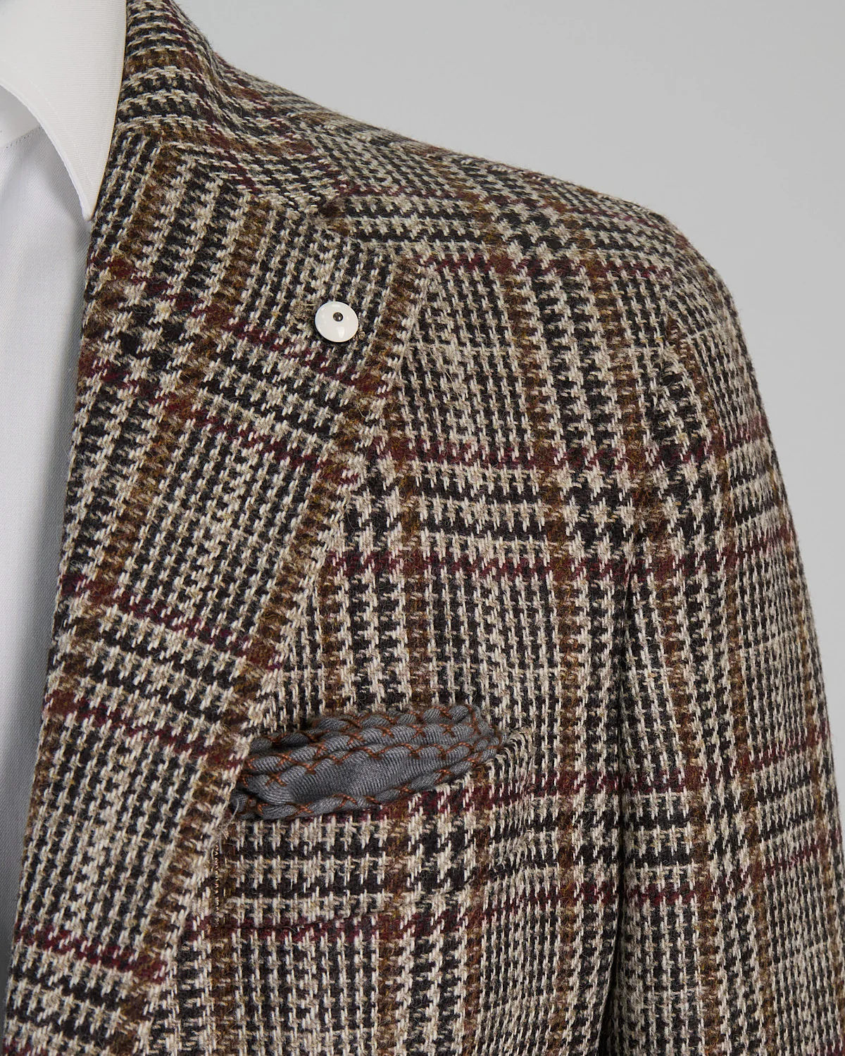 Wool Glencheck Sport Jacket - Image 7