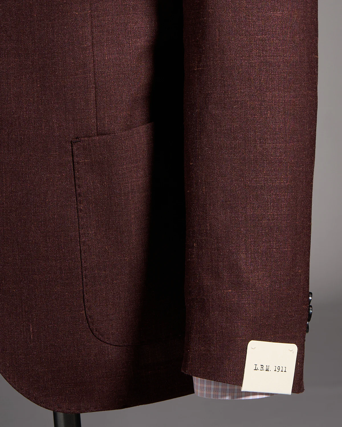 Wool-Silk-Linen Melange Sport Jacket - Image 4