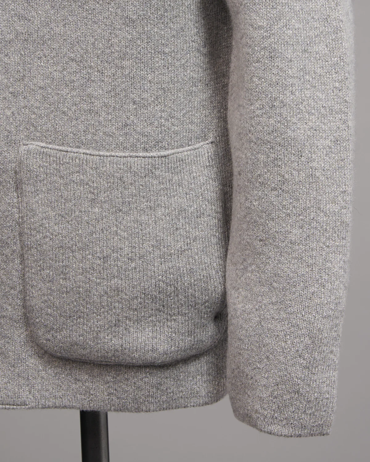 100% Cashmere Plush Sweater Jacket - Image 3