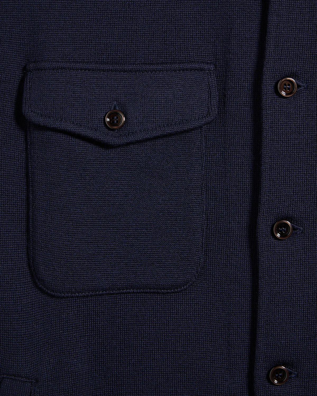 4 Pocket Wool Overshirt Sweater - Image 6