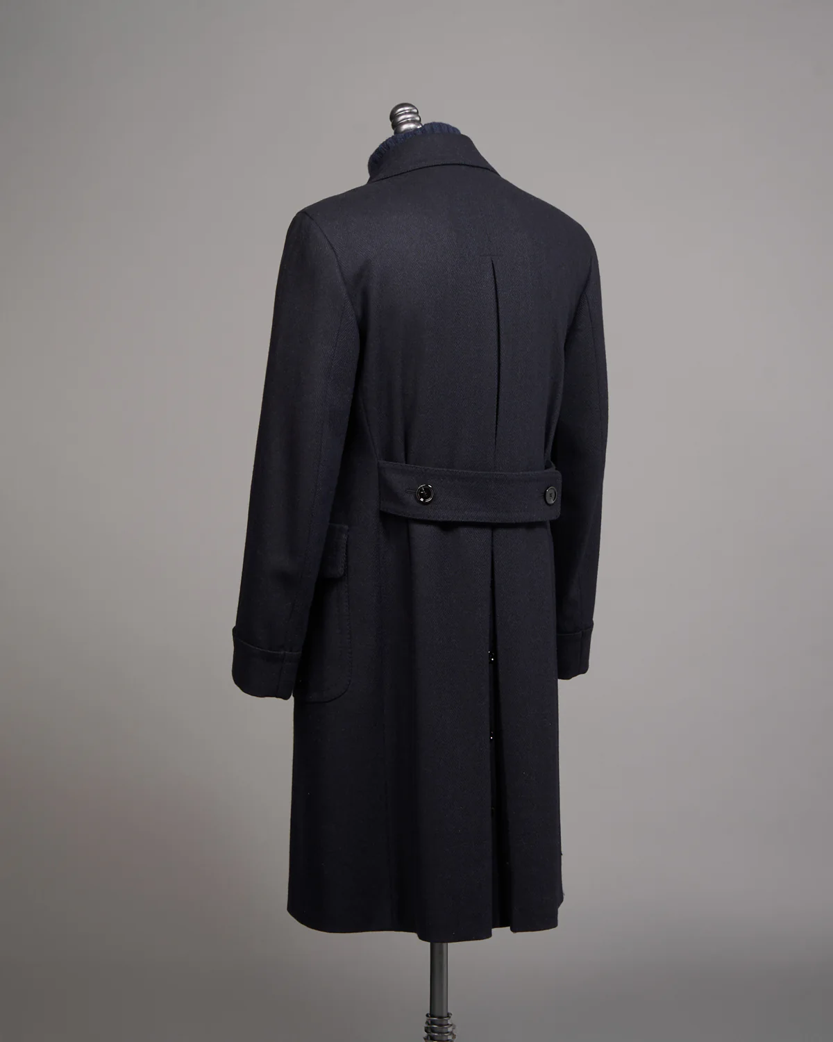 Double Breasted 'Ulster' Double Faced Wool Topcoat - Image 6