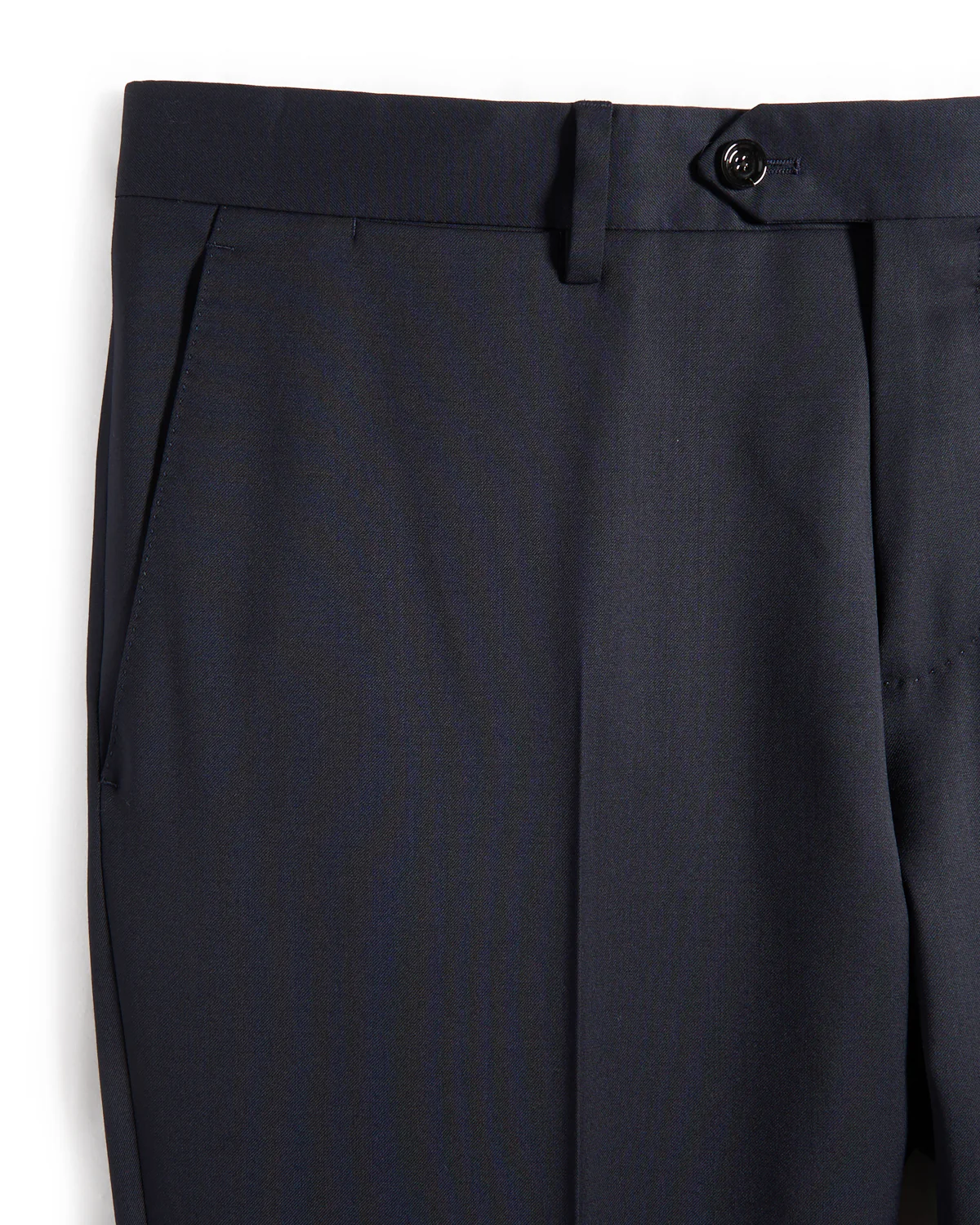 Natural Stretch Double Breasted 'Iconic' Navy Twill Hybrid Suit - Image 11
