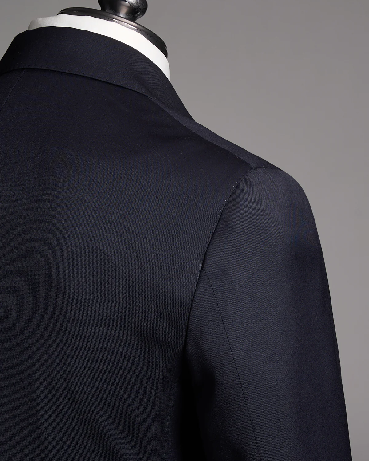 Natural Stretch Double Breasted 'Iconic' Navy Twill Hybrid Suit - Image 3