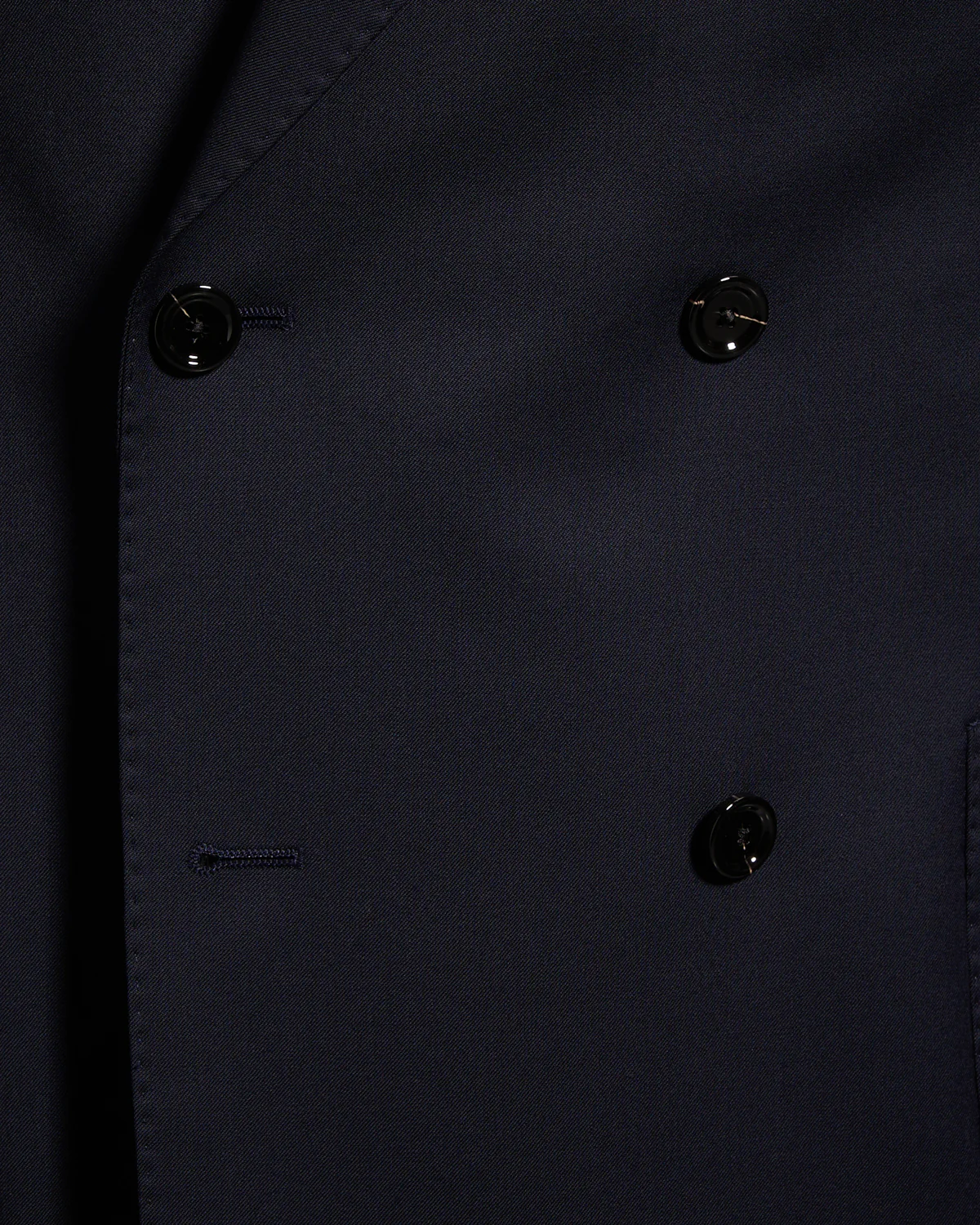 Natural Stretch Double Breasted 'Iconic' Navy Twill Hybrid Suit - Image 6