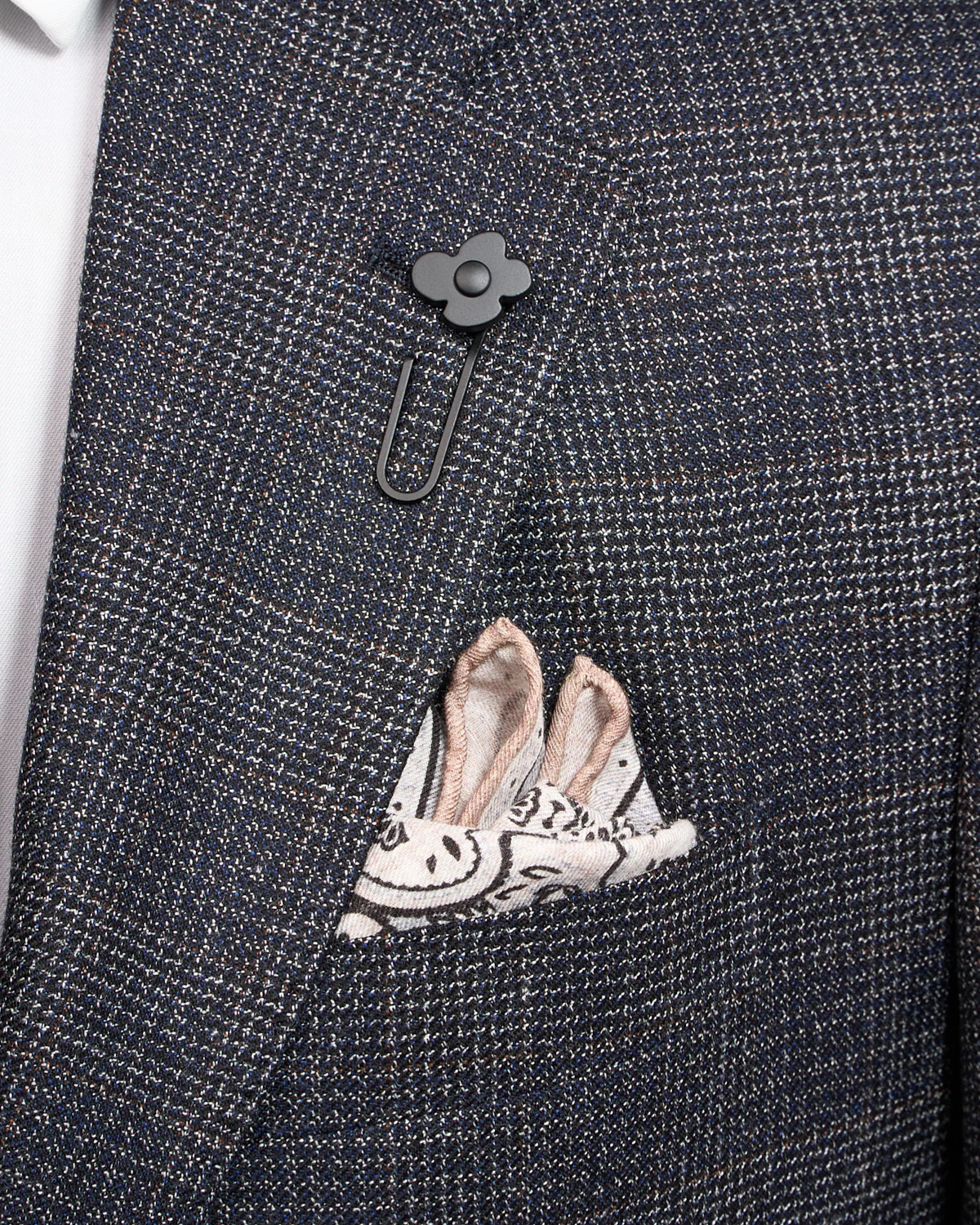 Natural Stretch 'Iconic' Fit Check Wool Suit - Image 3