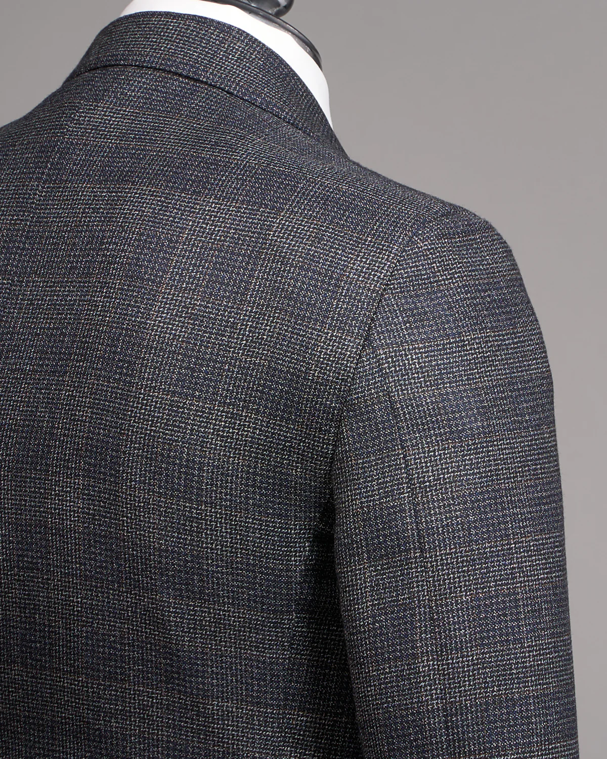 Natural Stretch 'Iconic' Fit Check Wool Suit - Image 4
