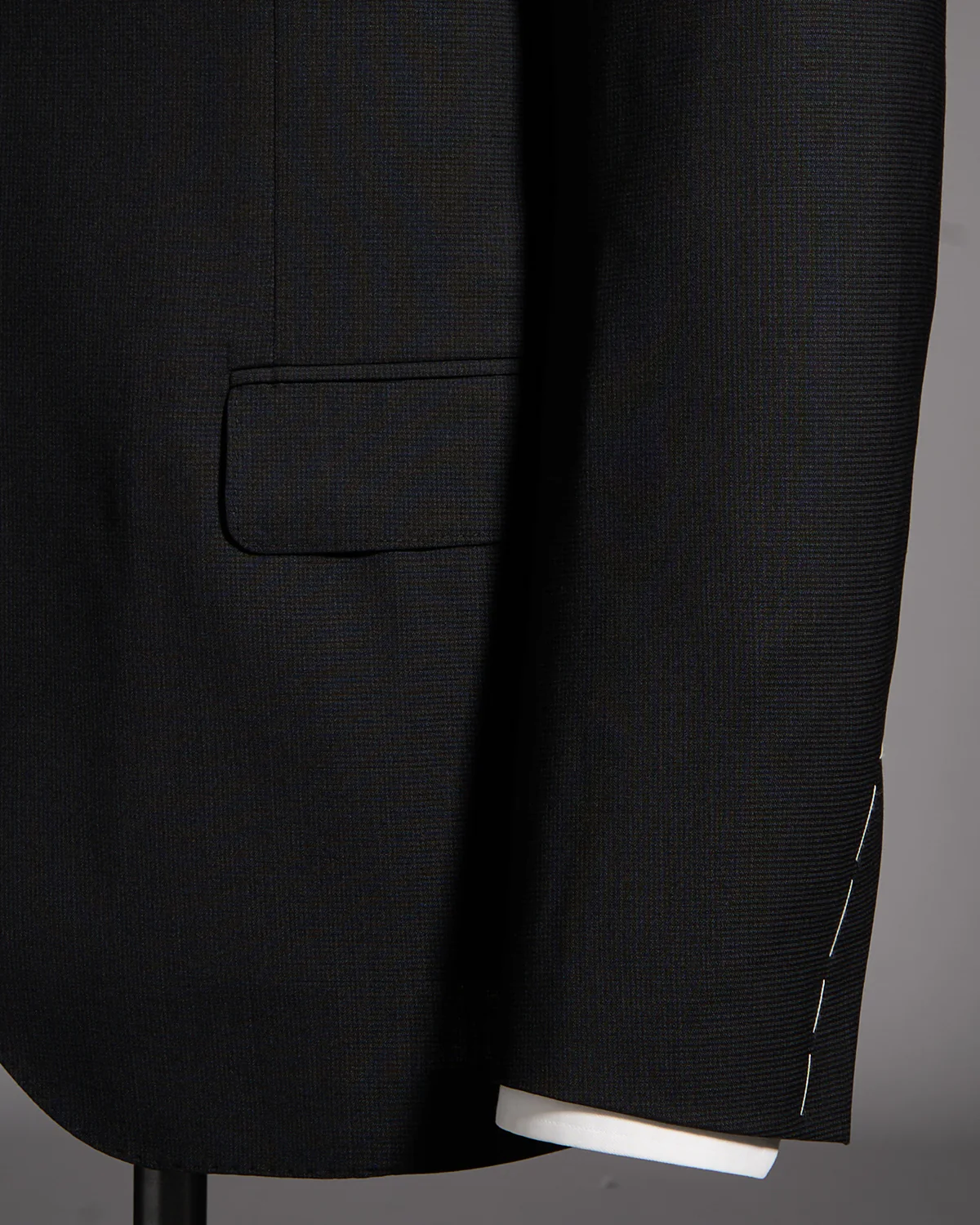 Natural Stretch 'Iconic' Wool Micro Pattern Suit - Image 4