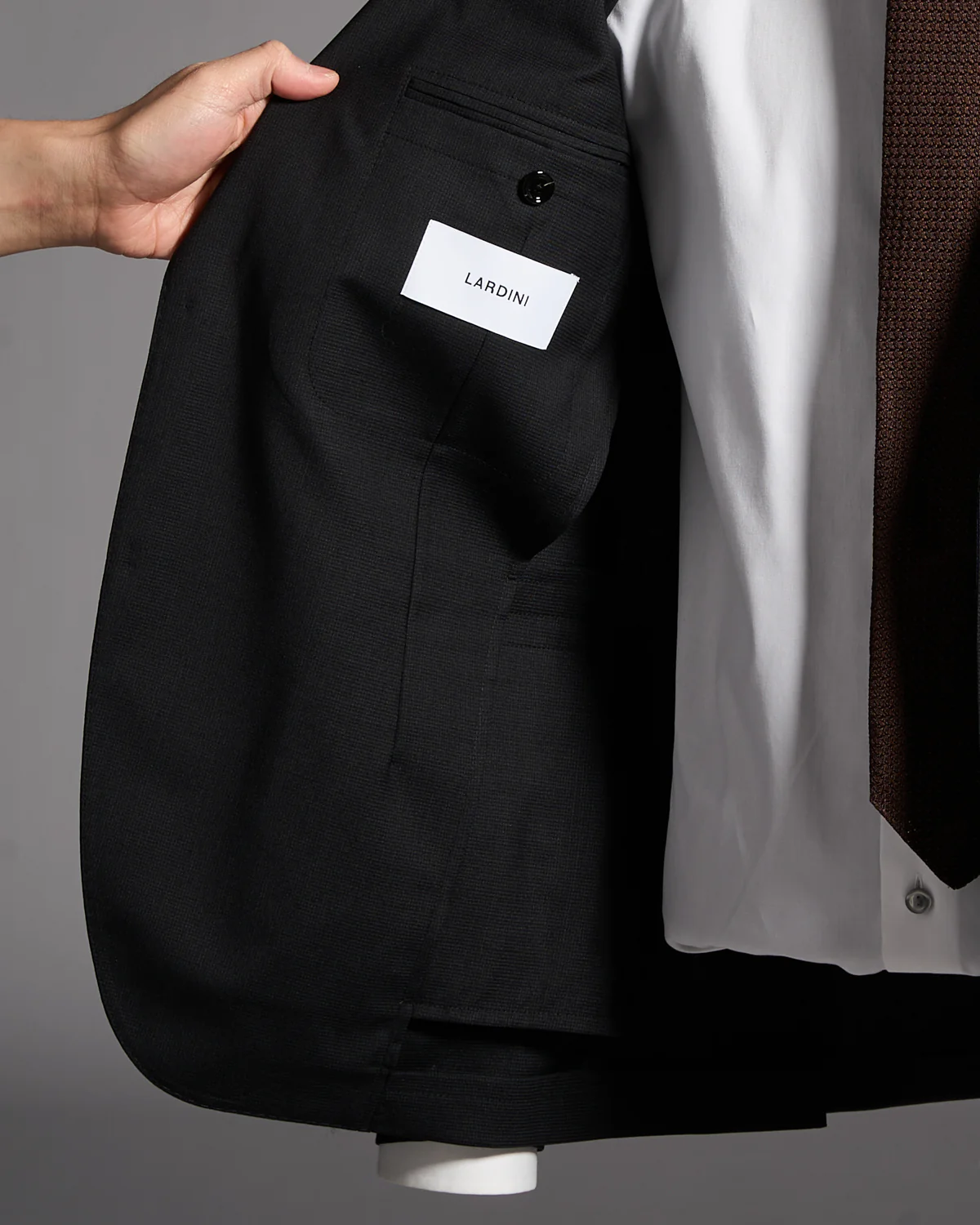 Natural Stretch 'Iconic' Wool Micro Pattern Suit - Image 7