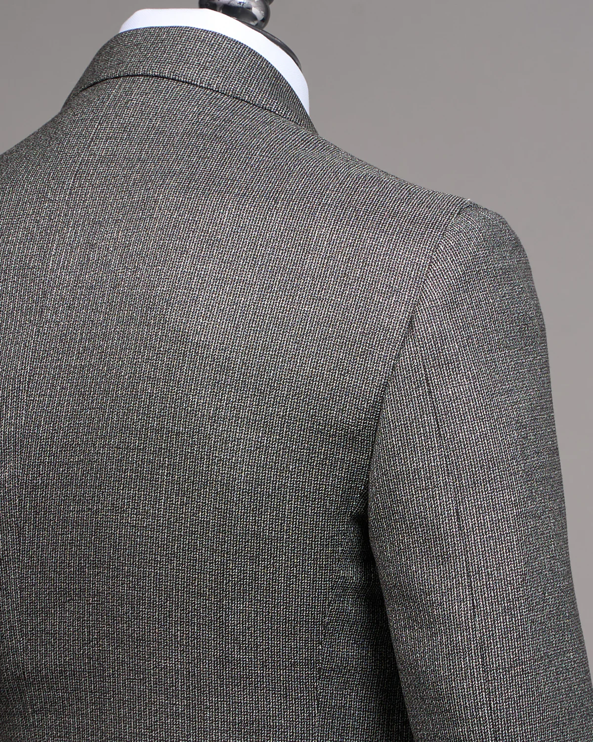 Peak Lapel 'Iconic' Fit Natural Stretch Wool Suit - Image 5