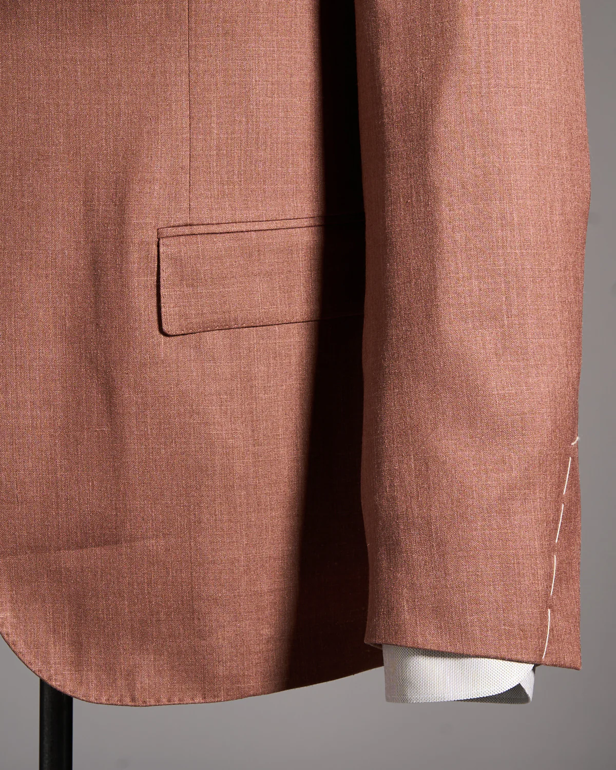 Wool Silk And Linen 'Iconic' Fine Twill Suit - Image 4