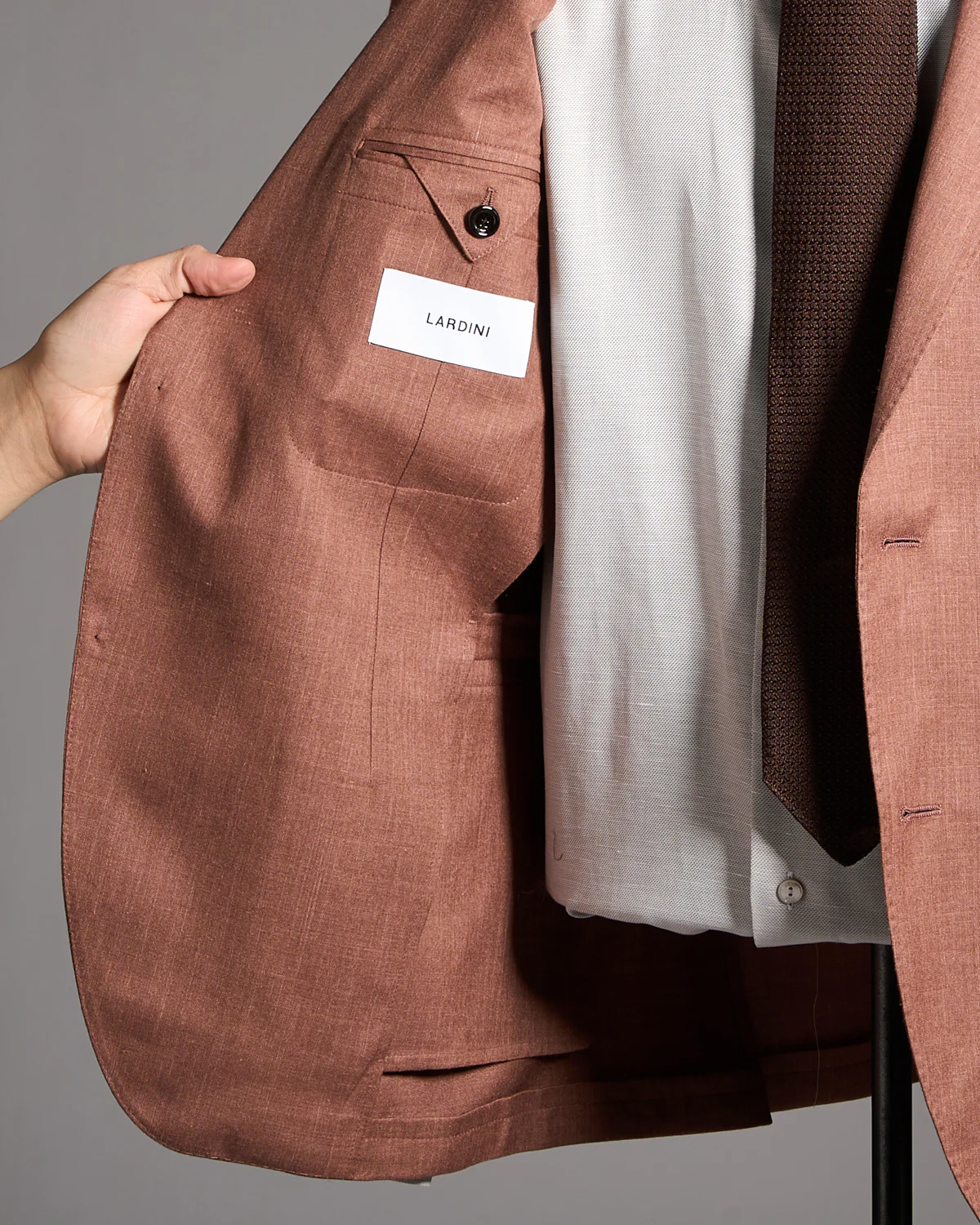 Wool Silk And Linen 'Iconic' Fine Twill Suit - Image 7