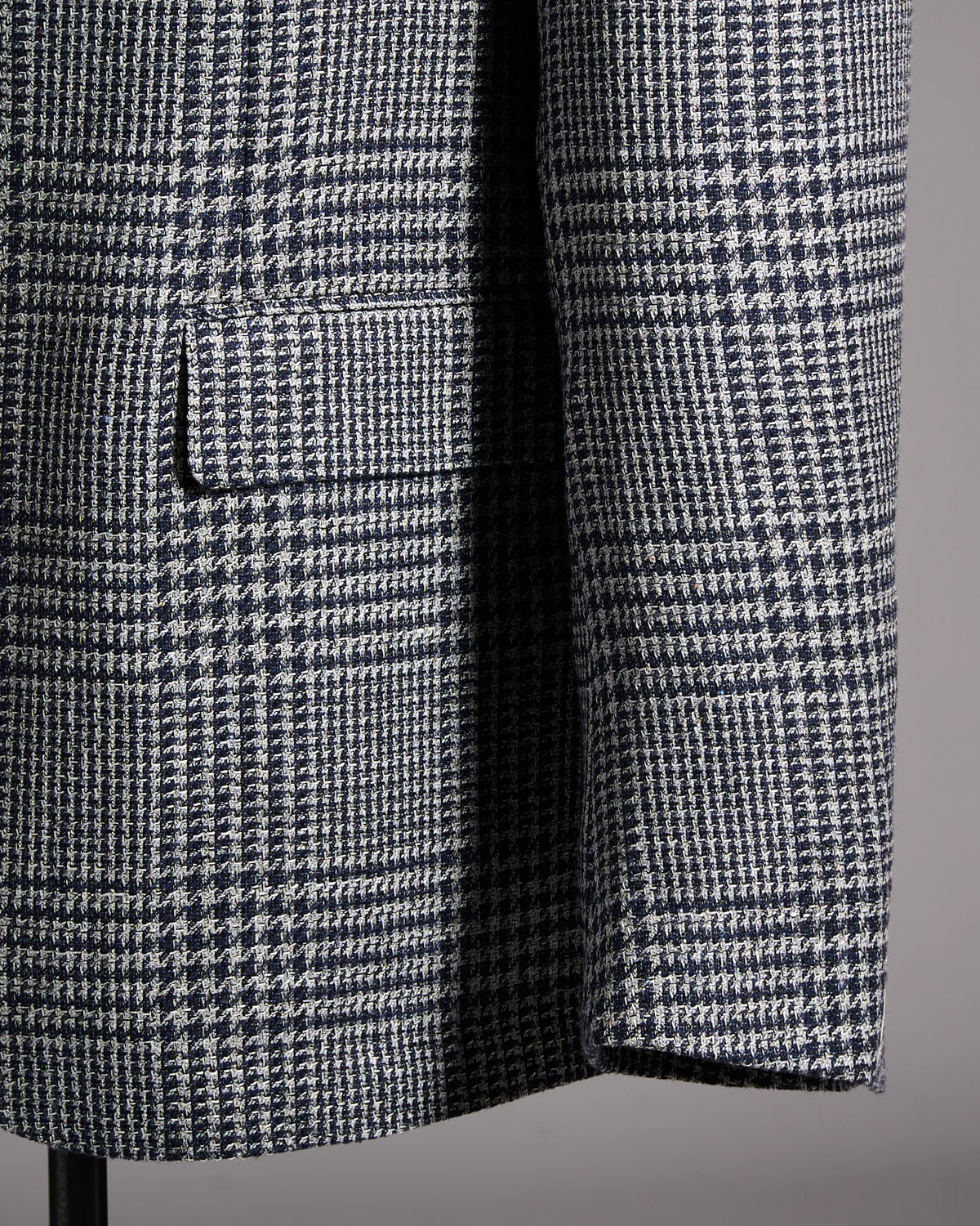 Wool Silk And Linen Prince Of Wales 'Iconic' Sport Jacket - Image 4