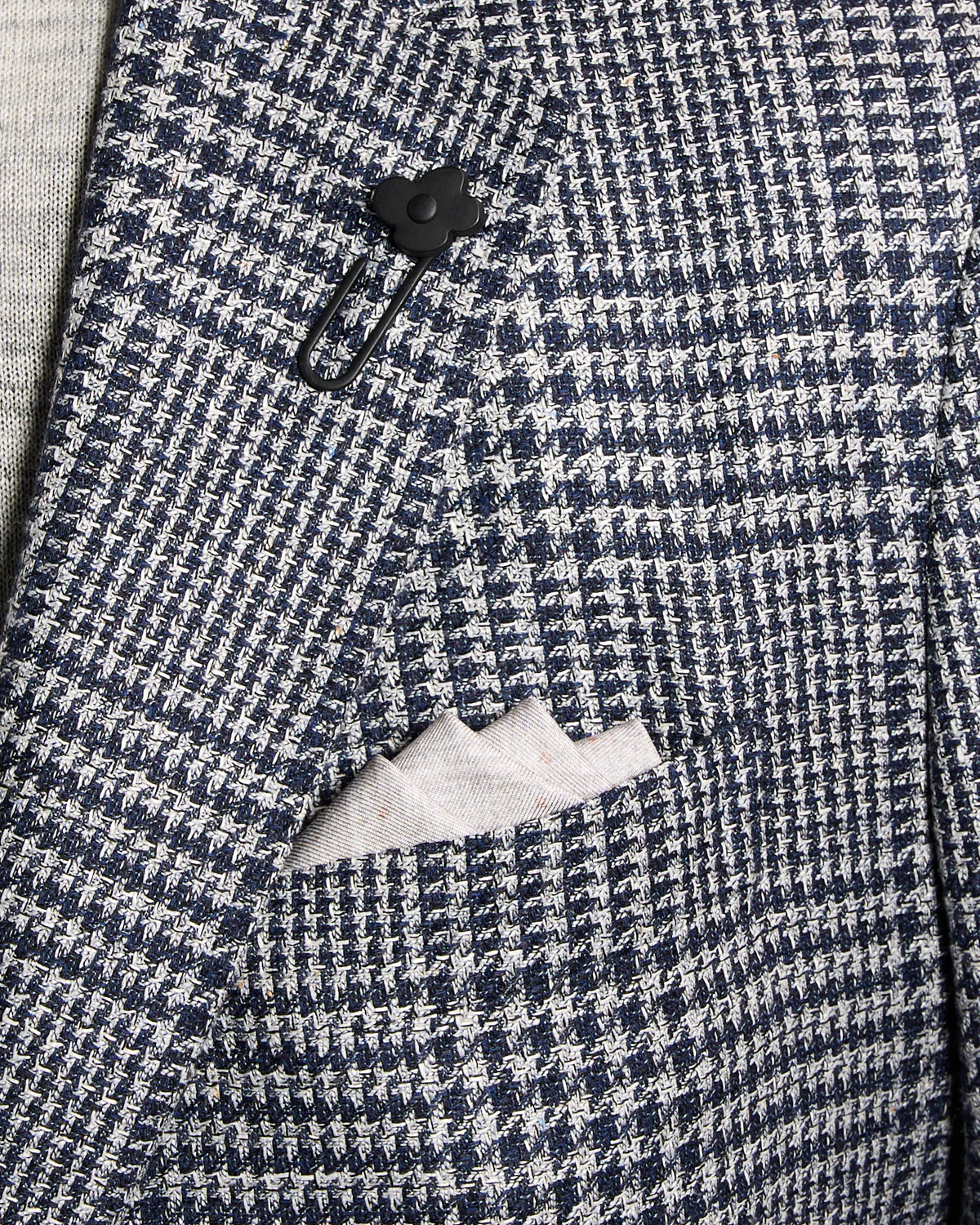 Wool Silk And Linen Prince Of Wales 'Iconic' Sport Jacket - Image 6