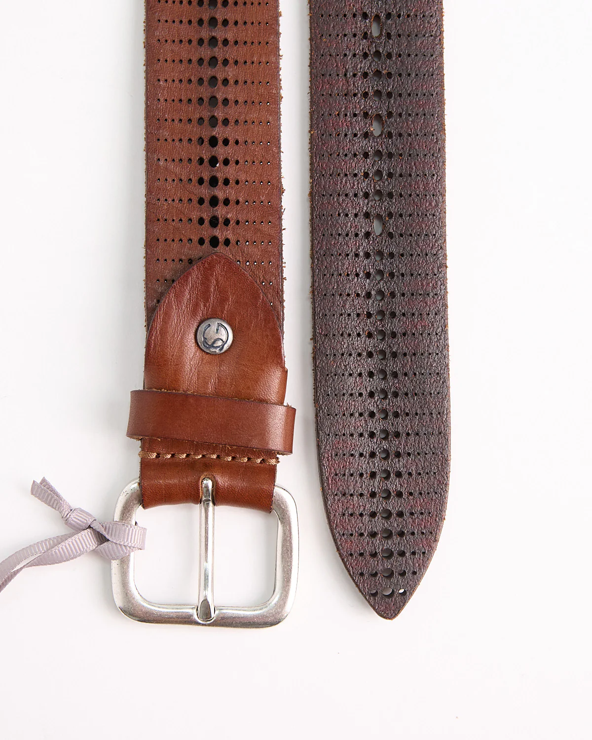 Laser Cut Cintura Piatta / Brown - Image 2