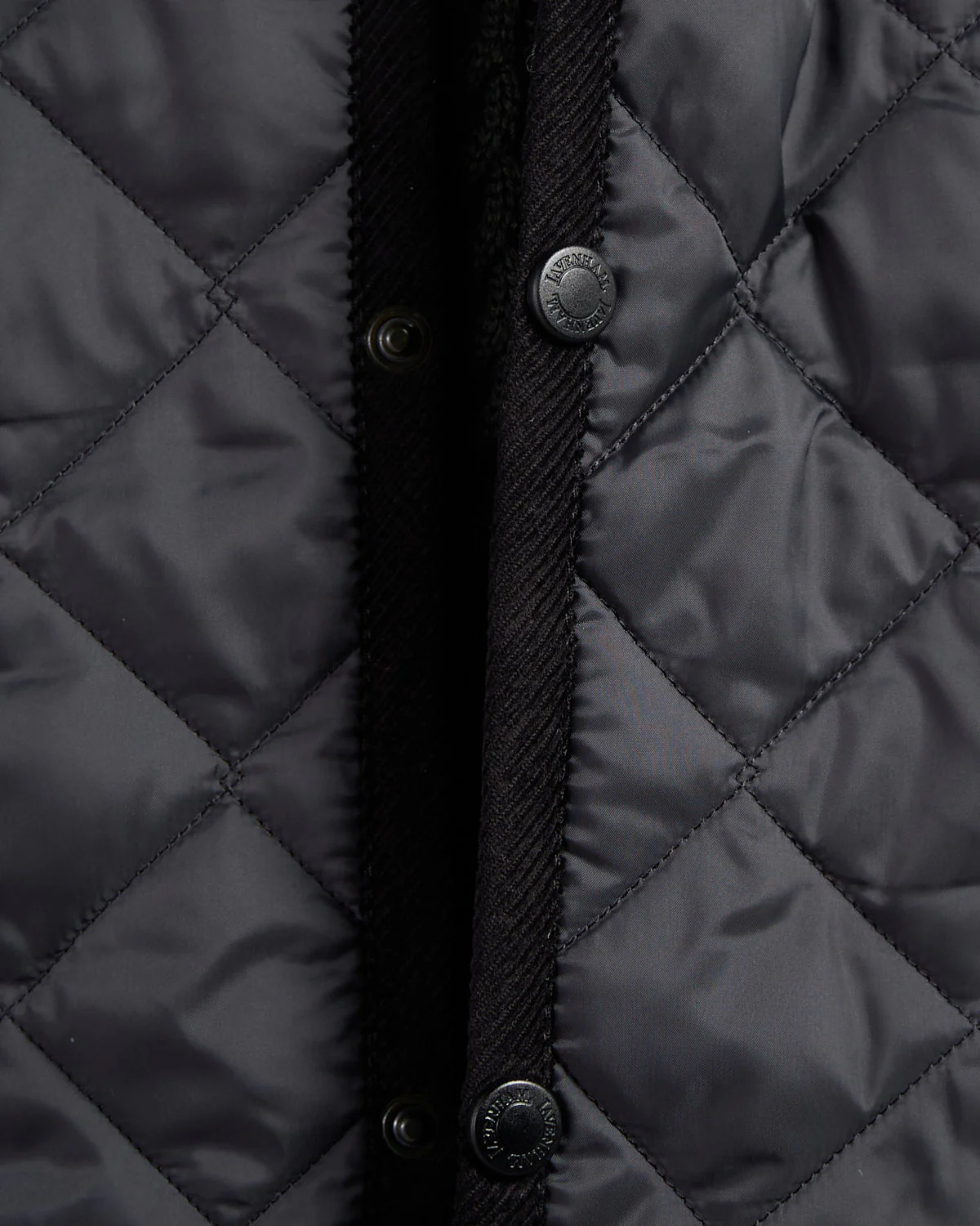 Denham Snap Front Diamond Quilted 100G Wadded Hybrid Coat - Image 5