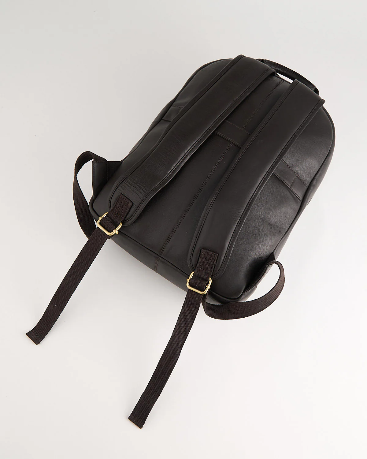 Brown Leather Backpack - Image 2