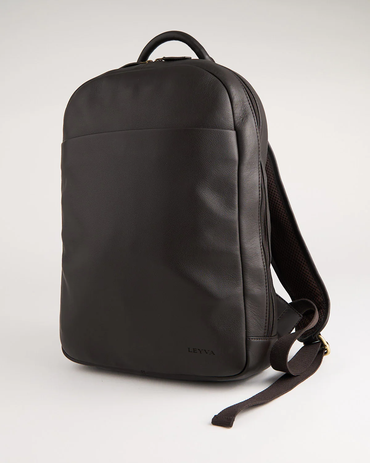 Brown Leather Backpack - Image 4