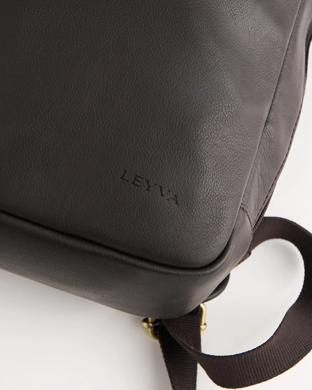 Brown Leather Backpack - Image 5