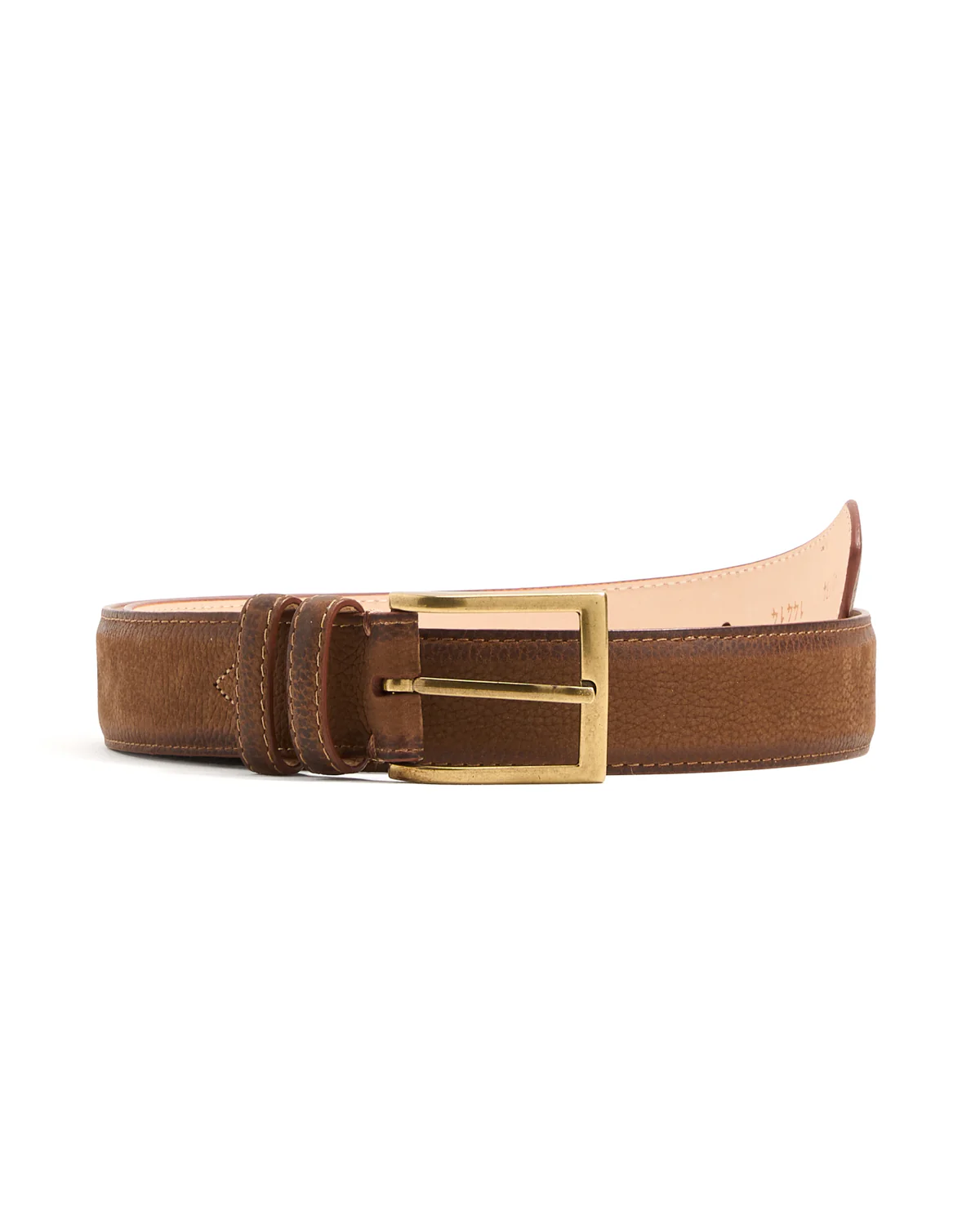 Burnished Edge Nubuck Belt