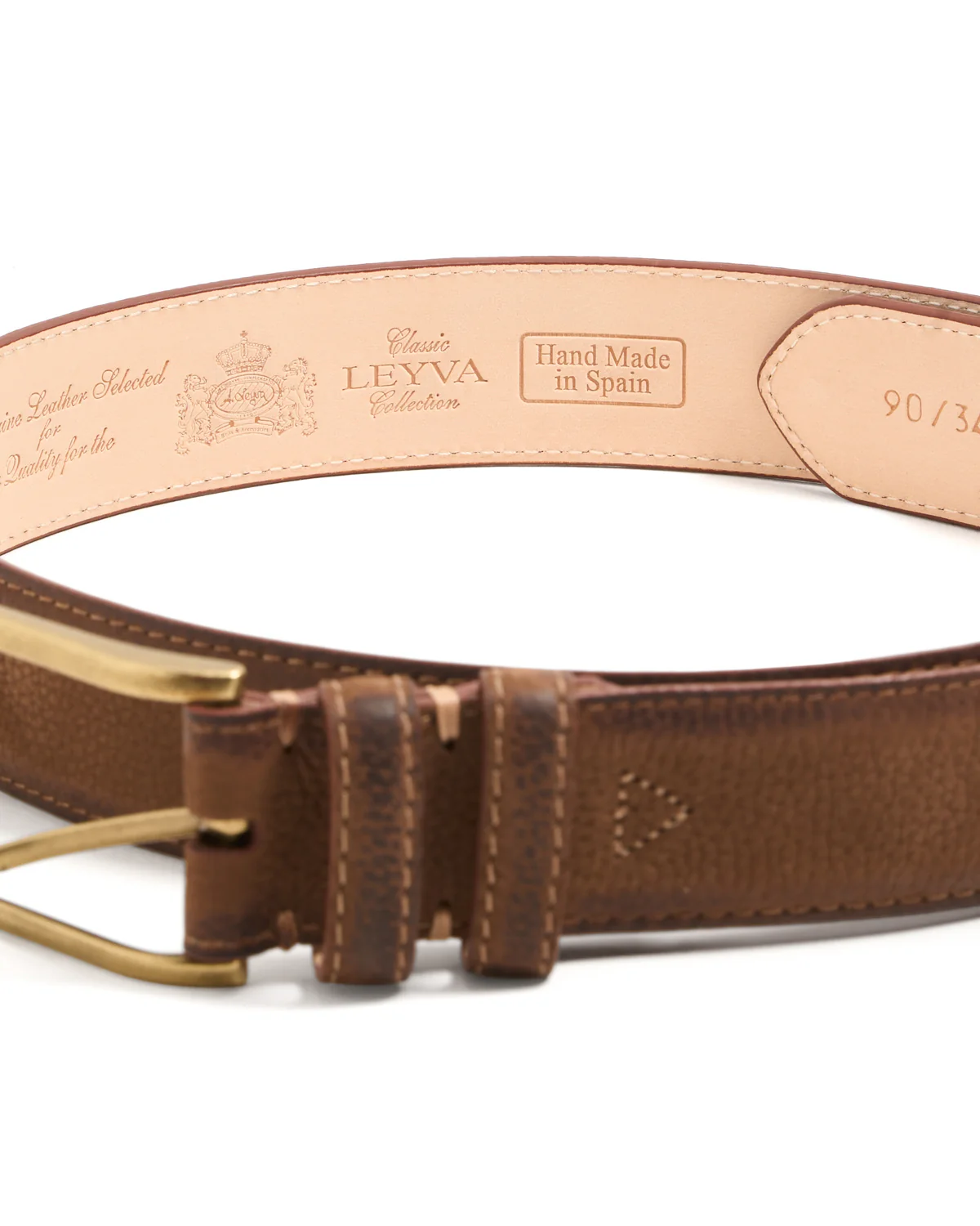 Burnished Edge Nubuck Belt - Image 3
