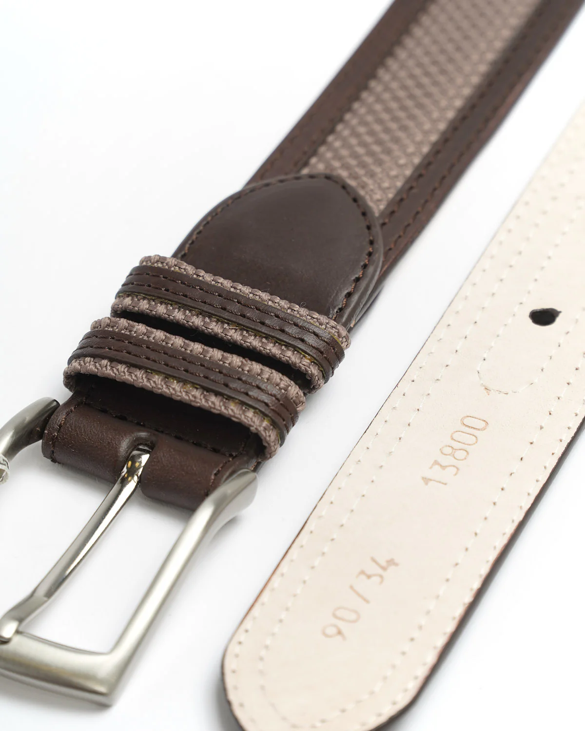 Centre Fabric Inlay Belt - Image 4