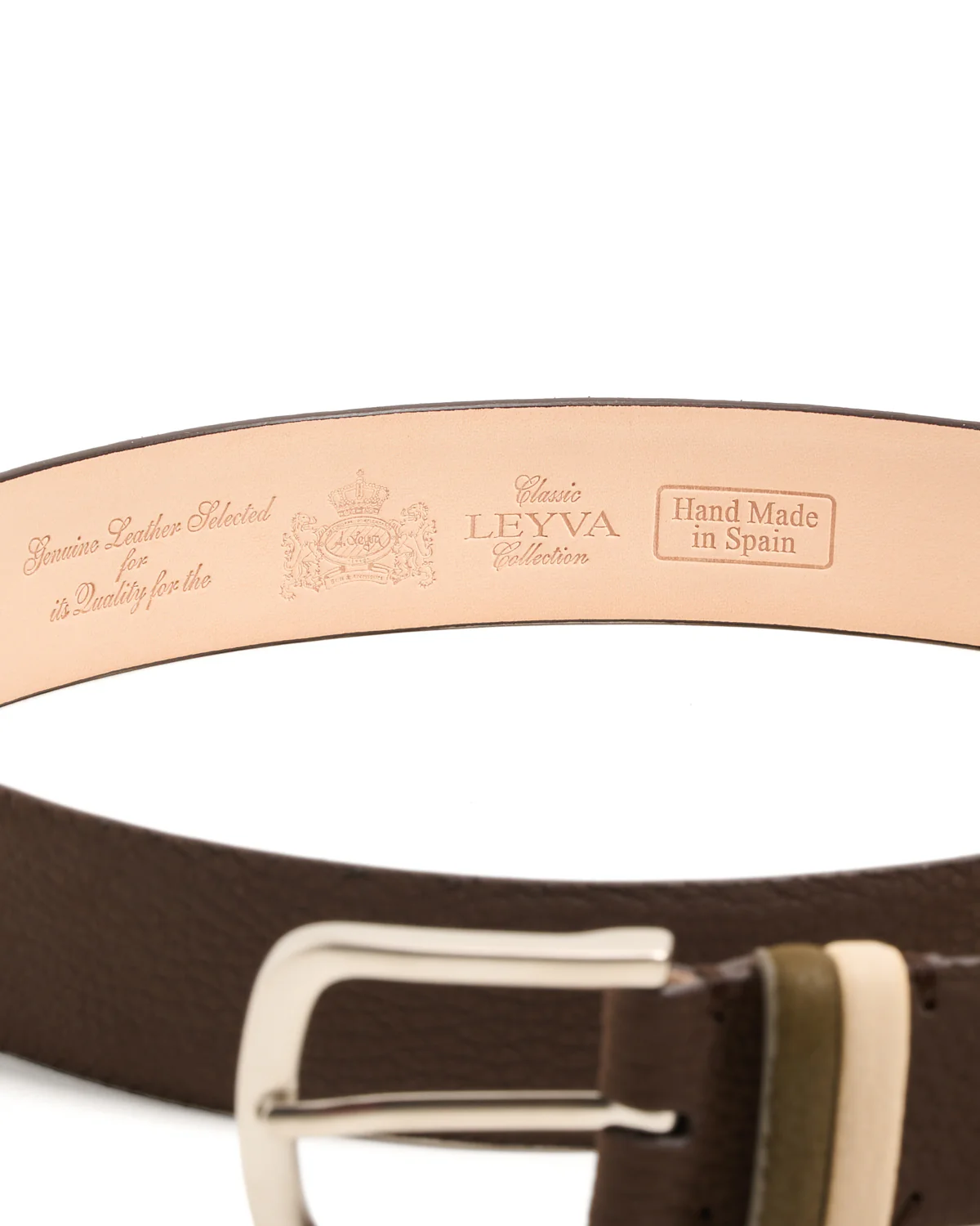 Nubuck Belt With Contrast Keeper - Image 3