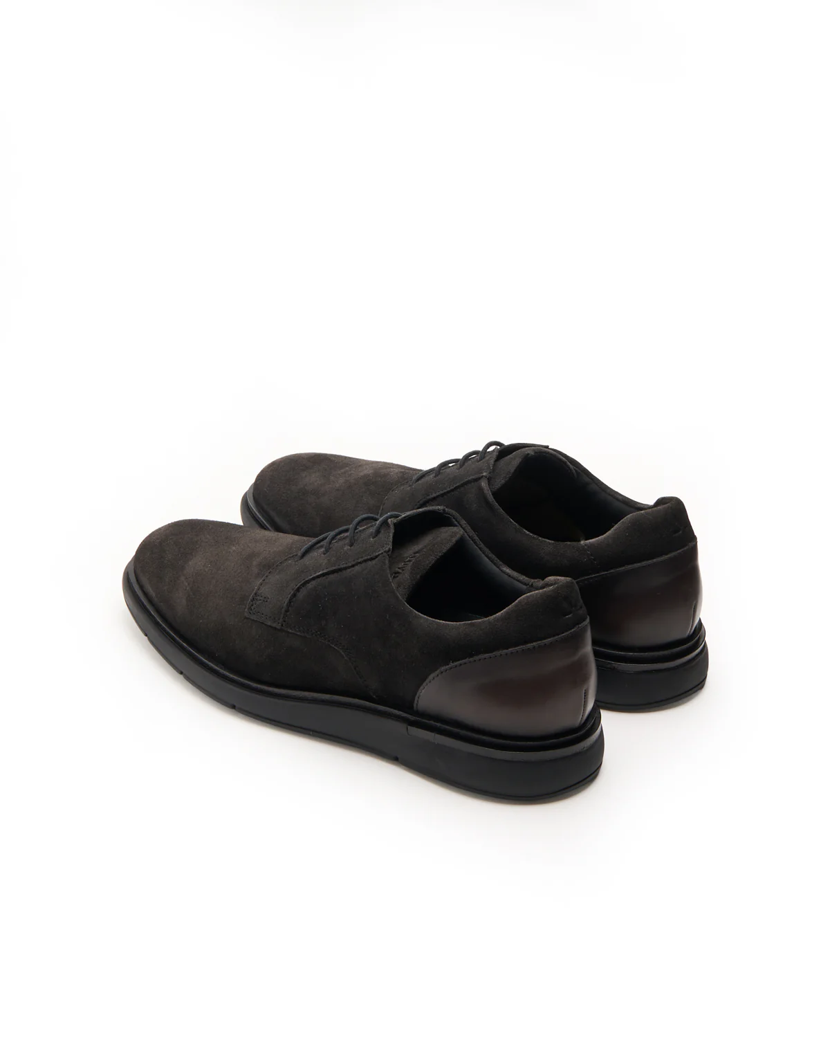 Suede Hybrid Foam Sole Derbies - Image 6