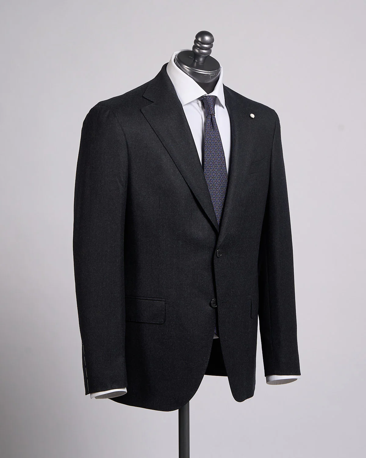 Charcoal Flannel Wool Soft Dream Suit