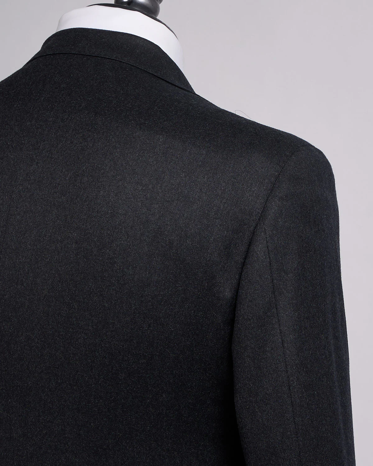 Charcoal Flannel Wool Soft Dream Suit - Image 2