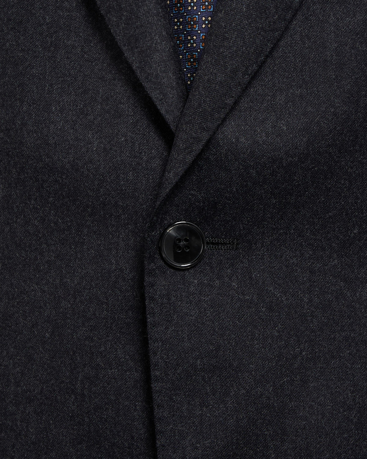 Charcoal Flannel Wool Soft Dream Suit - Image 5