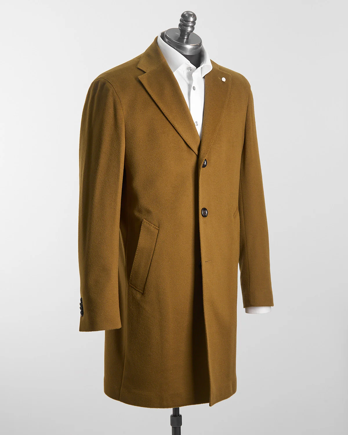 Camel Colombo Wool-Cashmere Topcoat - Image 14