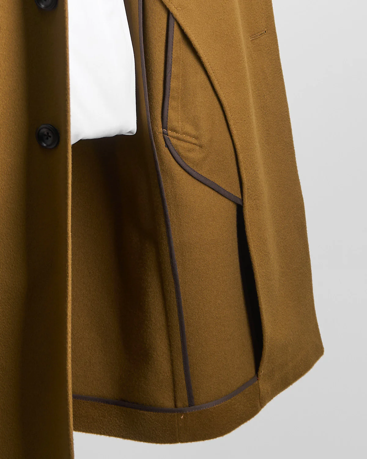 Camel Colombo Wool-Cashmere Topcoat - Image 2