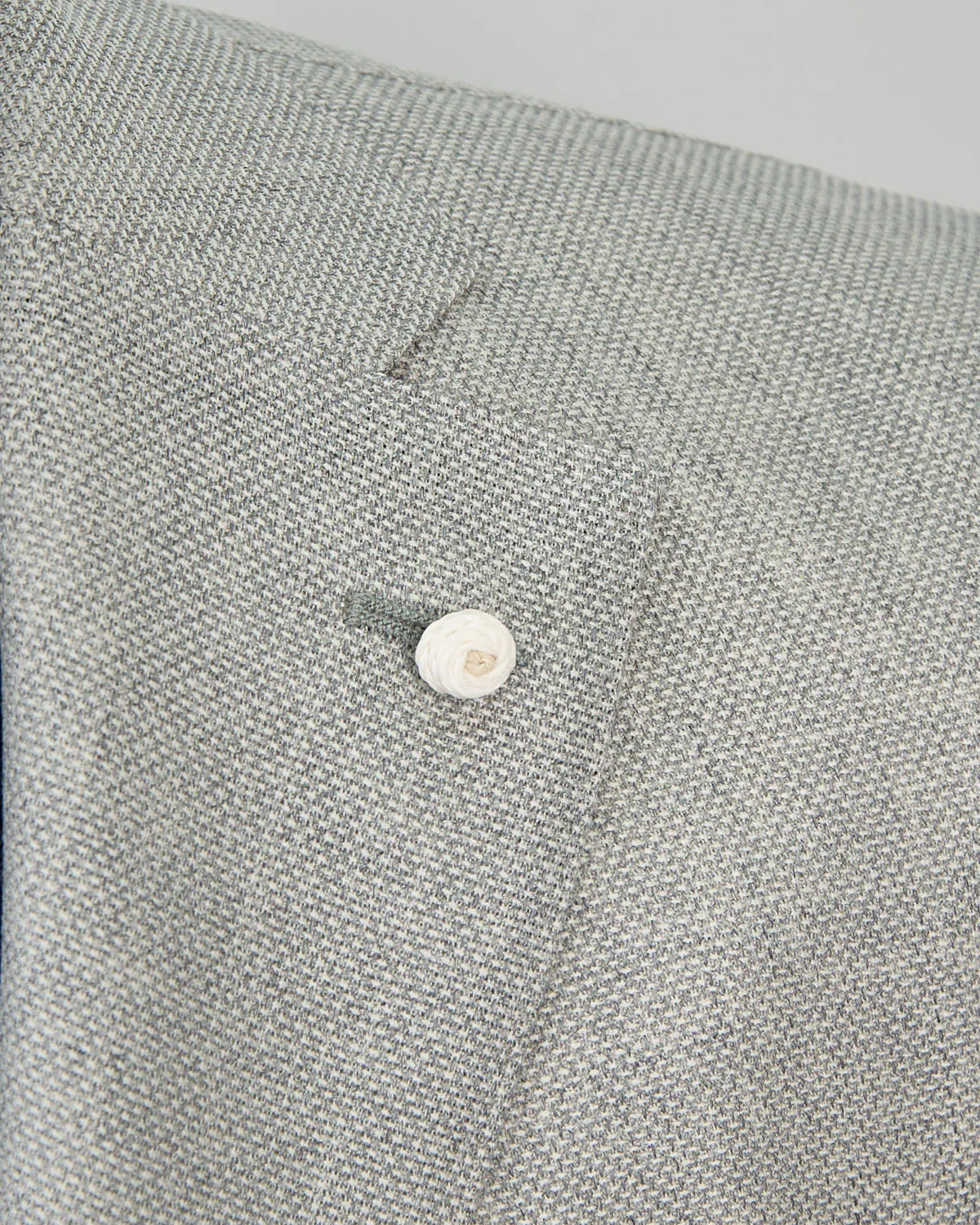 Essential Hopsack Silver Wool Blazer - Image 5
