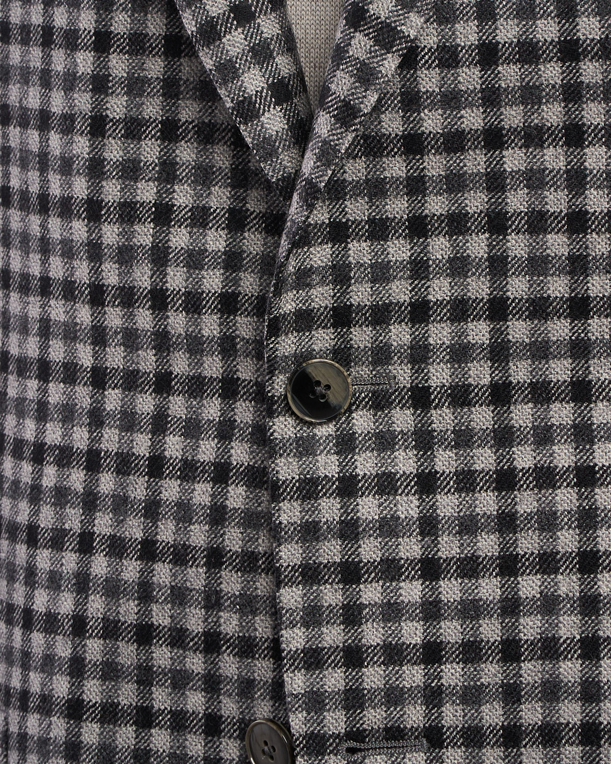 Flannel Gingham Wool Sport Jacket - Image 4